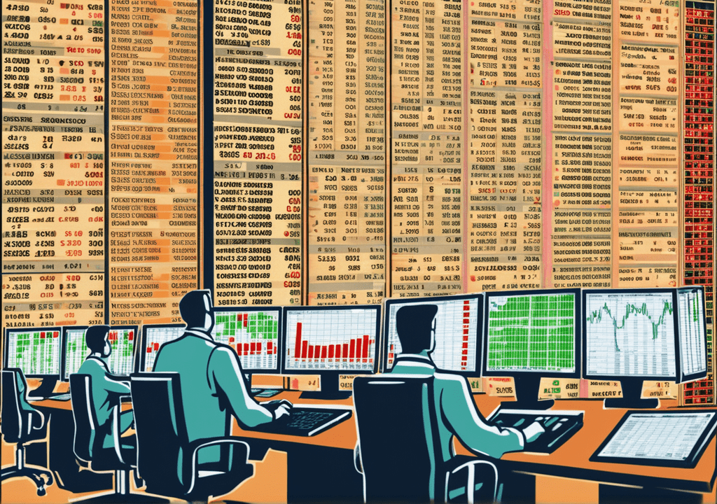 Meme Stocks market trading floor with financial professionals.