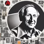 Image honoring John Warnock, co-founder of Adobe, a visionary in technology and digital publishing.
